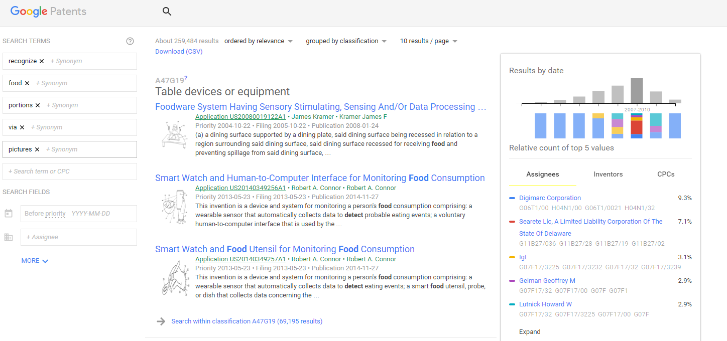 Google Patents Search